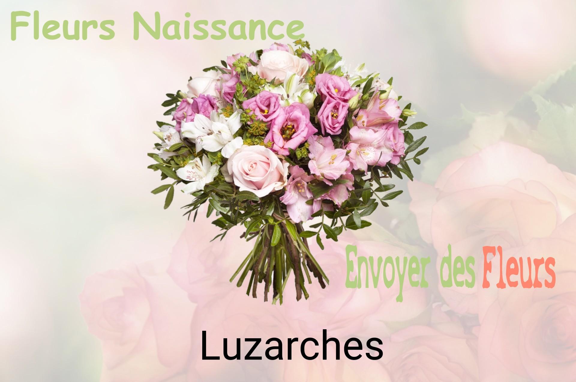 Bouquet de fleurs de naissance livré à Luzarches